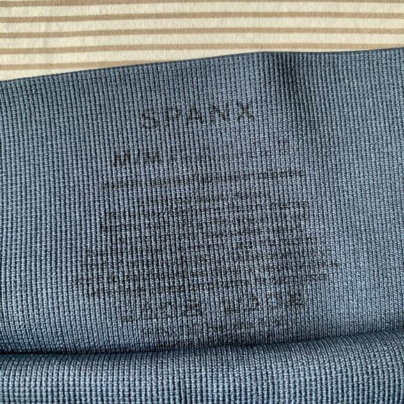 SPANX Leggings Womens Medium Navy Print Look At Me Now Pull On Casual Athleisure - Picture 4 of 7